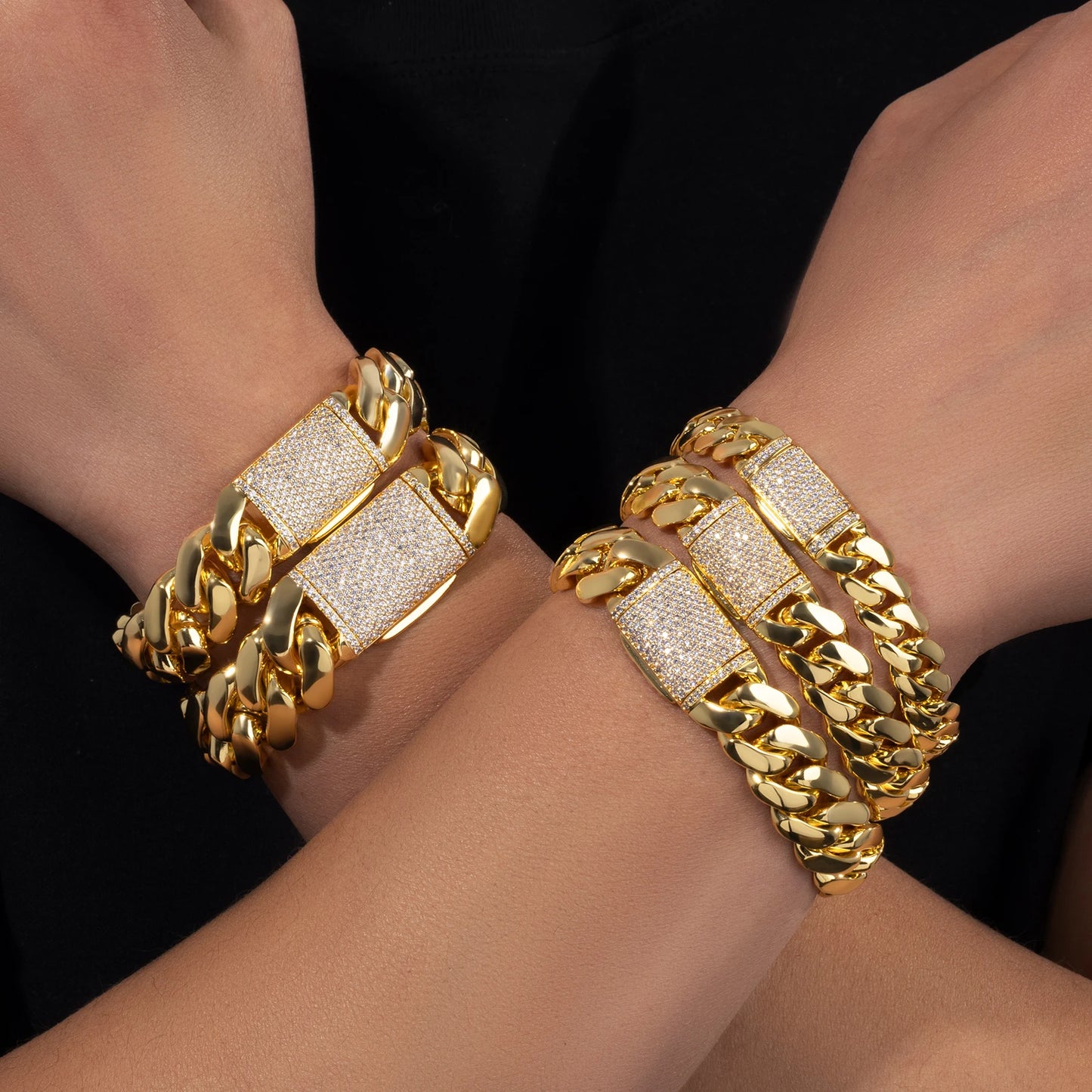 Real Gold Plated Custom Cuban Link Chain
