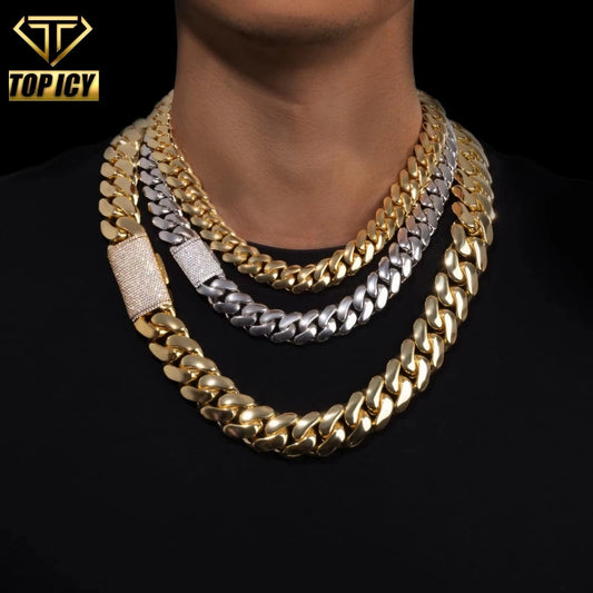 Real Gold Plated Custom Cuban Link Chain