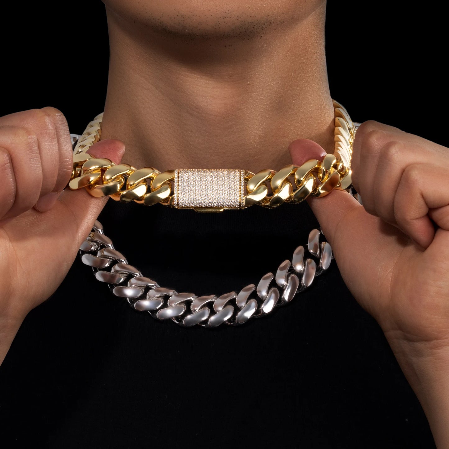 Real Gold Plated Custom Cuban Link Chain