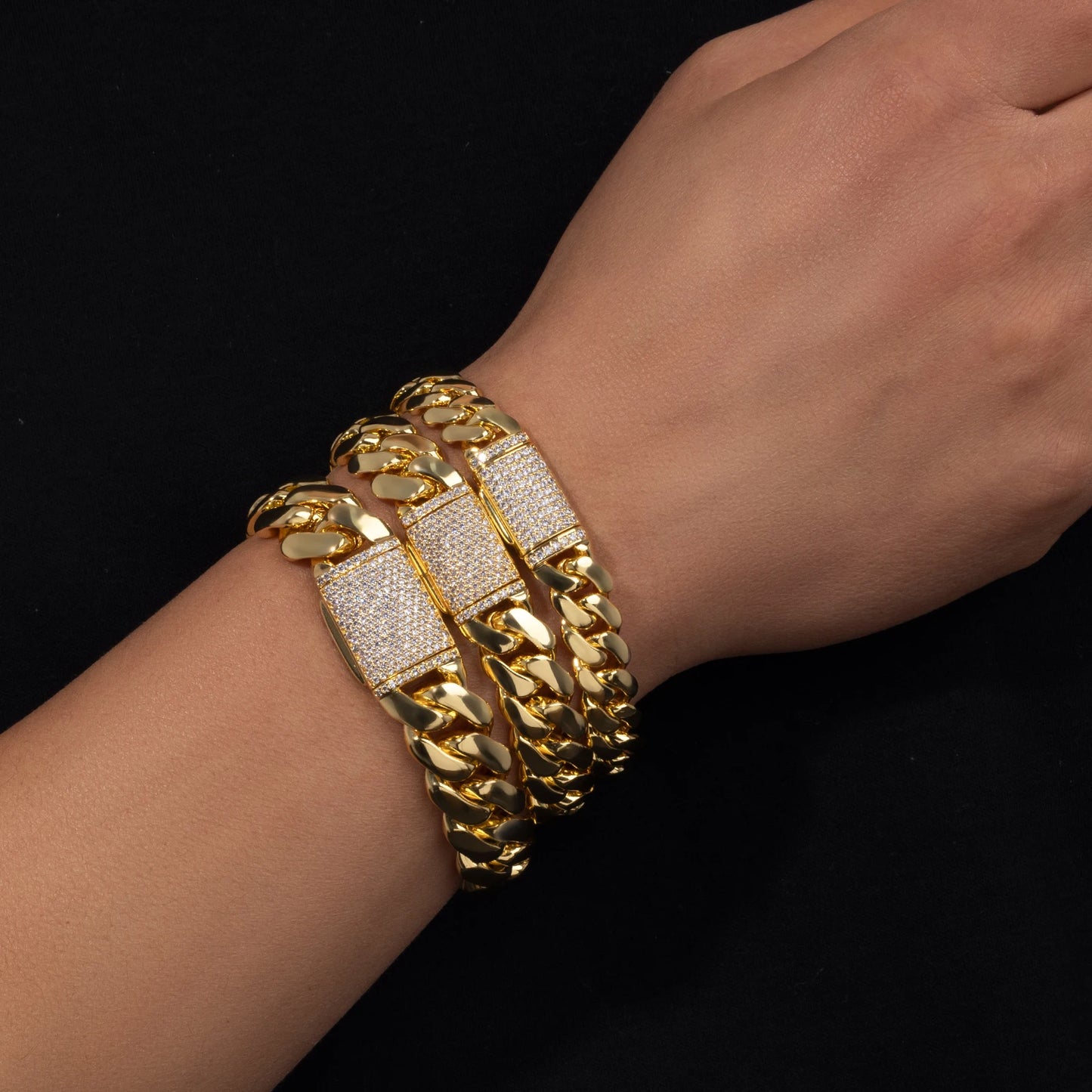 Real Gold Plated Custom Cuban Link Chain