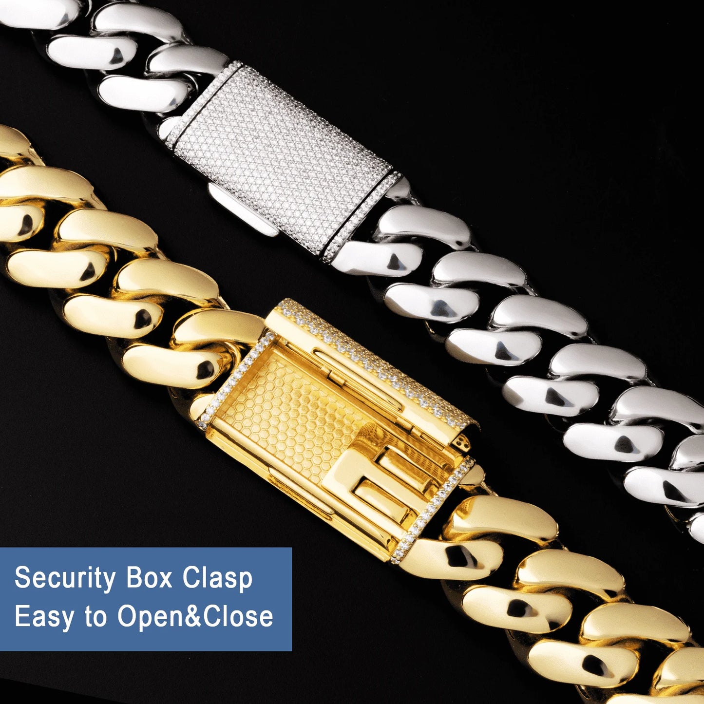 Real Gold Plated Custom Cuban Link Chain